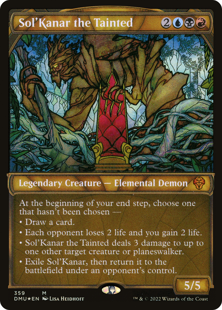 Sol'Kanar the Tainted (Showcase Textured) [Dominaria United]