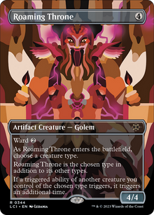 Roaming Throne (Borderless) [The Lost Caverns of Ixalan]