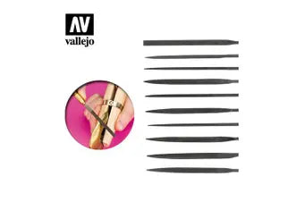 Vallejo: Hobby Tools - Budget Needle File Set (10)