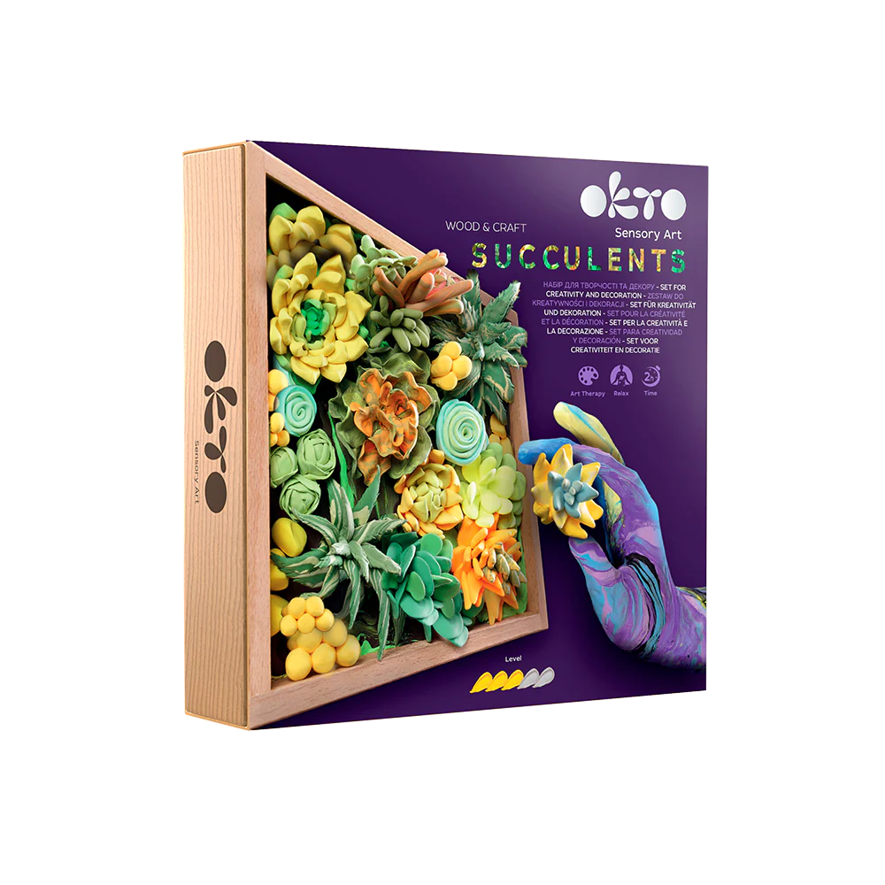 Okto Wood & Craft DIY Succulents: Energy