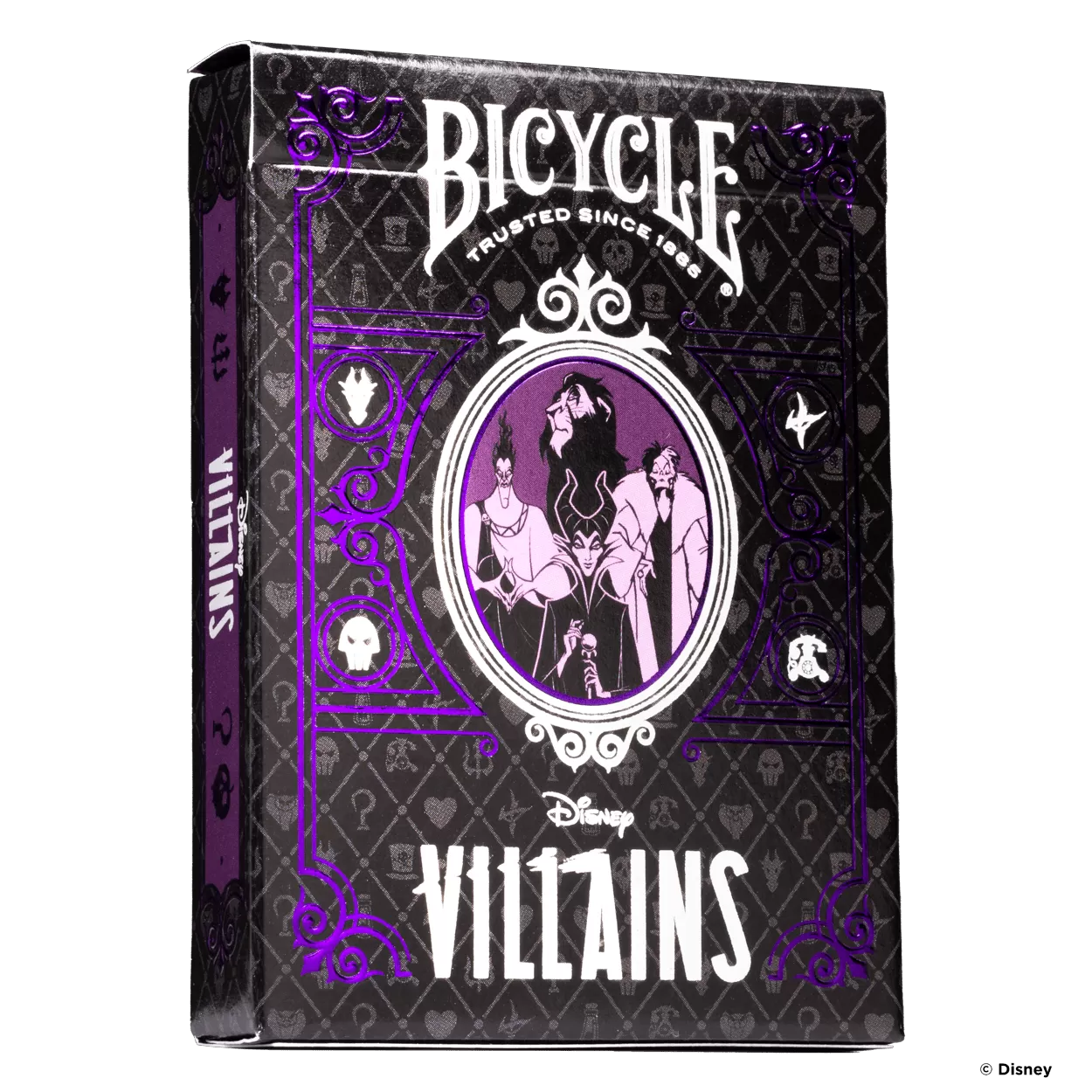 Bicycle: Disney Villains Playing Cards (Purple)