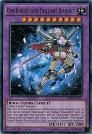 Gem-Knight Lady Brilliant Diamond [CORE-EN047] Ultra Rare