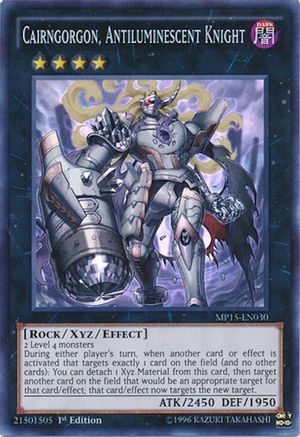 Cairngorgon, Antiluminescent Knight [MP15-EN030] Super Rare