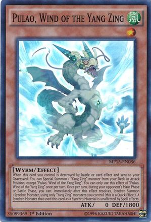 Pulao, Wind of the Yang Zing [MP15-EN086] Super Rare