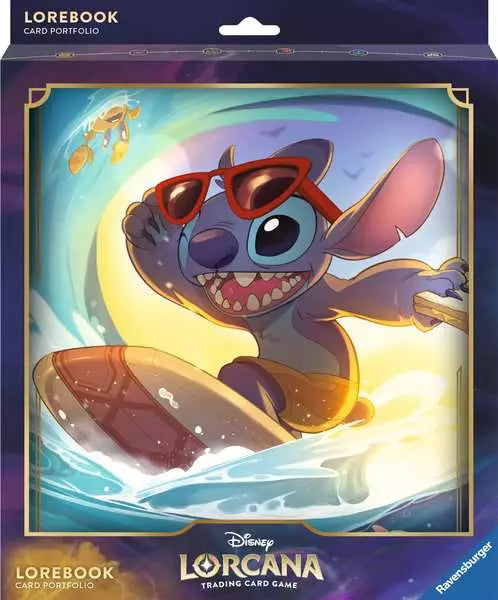 Disney Lorcana: S1 First Chapter 4 Pocket Portfolio - Stitch, Carefree Surfer