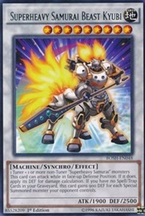 Superheavy Samurai Beast Kyubi [BOSH-EN048] Rare