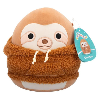Squishmallows: 7.5" Sherman the Sloth in Hoodie