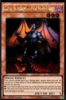 Calcab, Malebranche of the Burning Abyss [PGL3-EN048] Gold Rare