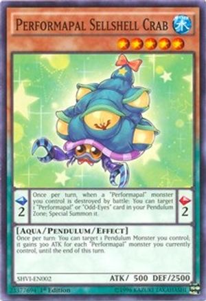 Performapal Sellshell Crab [SHVI-EN002] Common