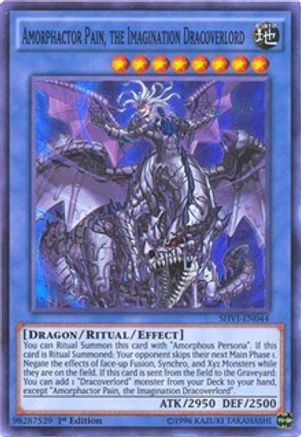 Amorphactor Pain, the Imagination Dracoverlord [SHVI-EN044] Super Rare