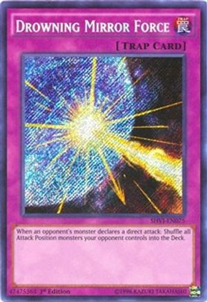 Drowning Mirror Force [SHVI-EN075] Secret Rare