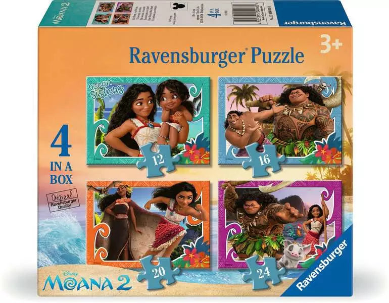 Ravensburger: Disney - Moana 2: One Ocean One Heart 12/16/20/24pc