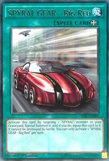 SPYRAL GEAR - Big Red [TDIL-EN089] Rare