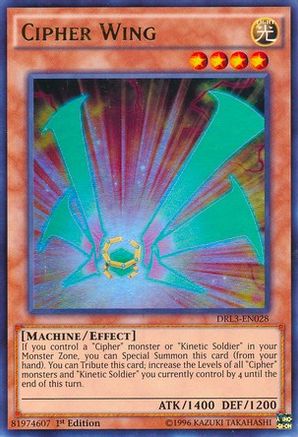 Cipher Wing [DRL3-EN028] Ultra Rare