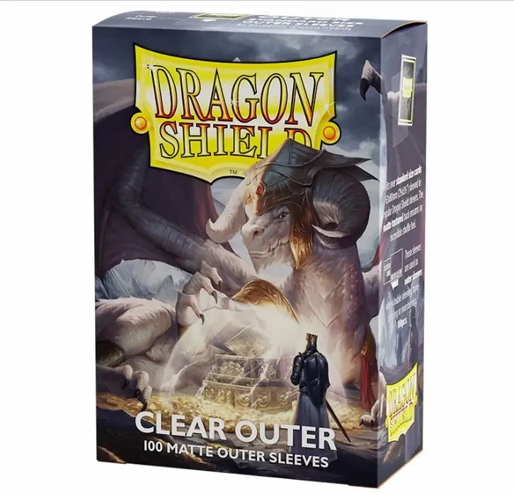 Dragon Shield: Matte Sleeves (100) Clear Outer