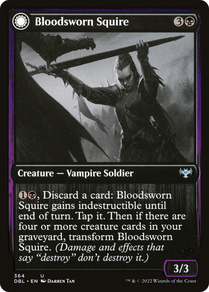 Bloodsworn Squire // Bloodsworn Knight [Innistrad: Double Feature]