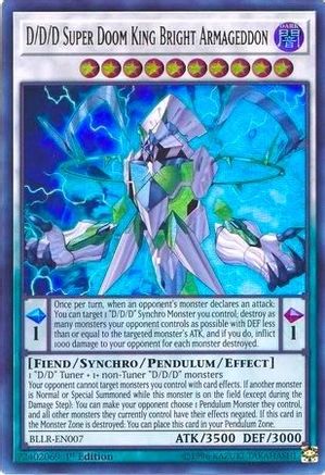 D/D/D Super Doom King Bright Armageddon [BLLR-EN007] Ultra Rare