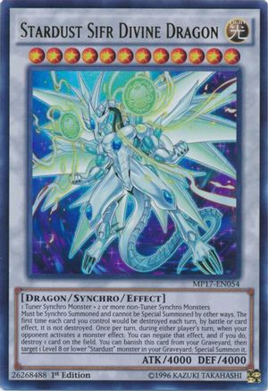 Stardust Sifr Divine Dragon [MP17-EN054] Ultra Rare