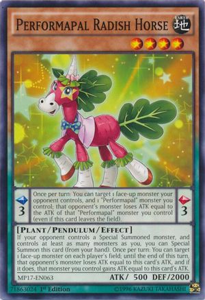 Performapal Radish Horse [MP17-EN063] Common
