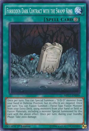 Forbidden Dark Contract with the Swamp King [MP17-EN099] Common