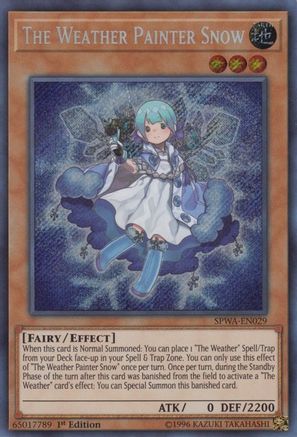 The Weather Painter Snow [SPWA-EN029] Secret Rare