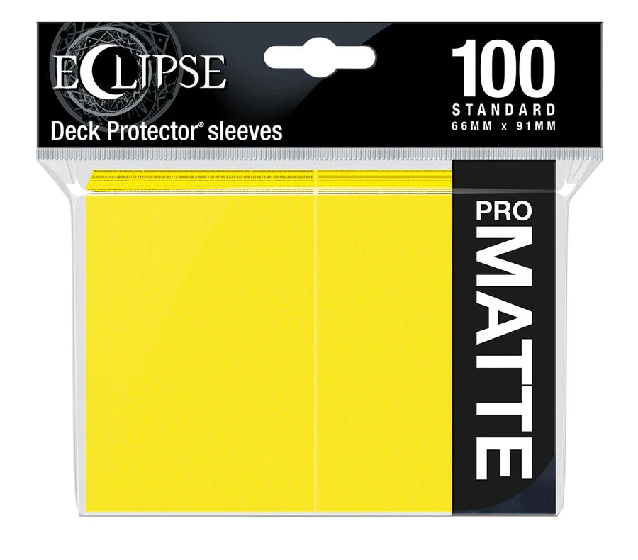 Ultra Pro: Eclipse Deck Protector - Matte 100 (Yellow)
