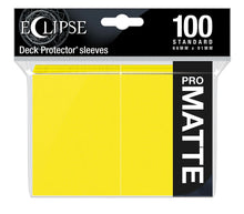 Ultra Pro: Eclipse Deck Protector - Matte 100 (Yellow)