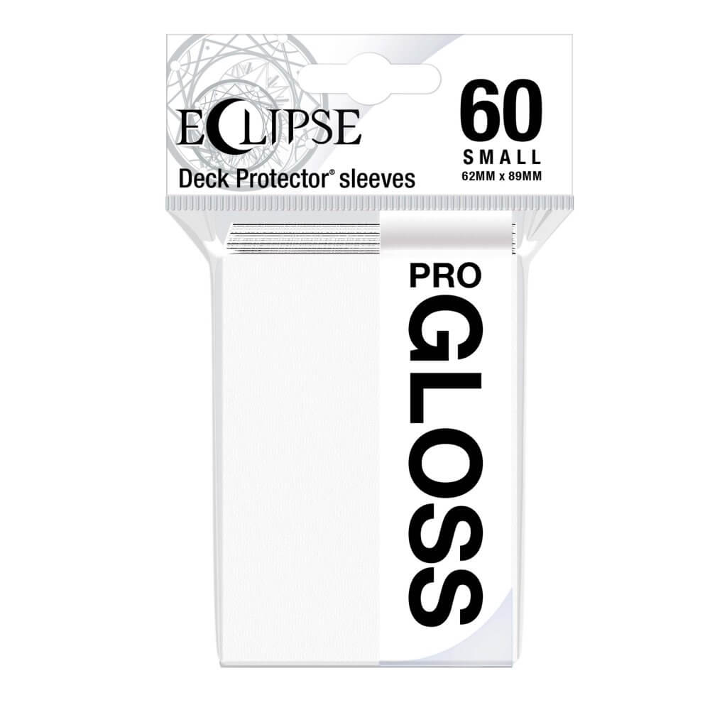 Ultra Pro: Eclipse Deck Protector Small - Gloss - 60ct (Arctic White)