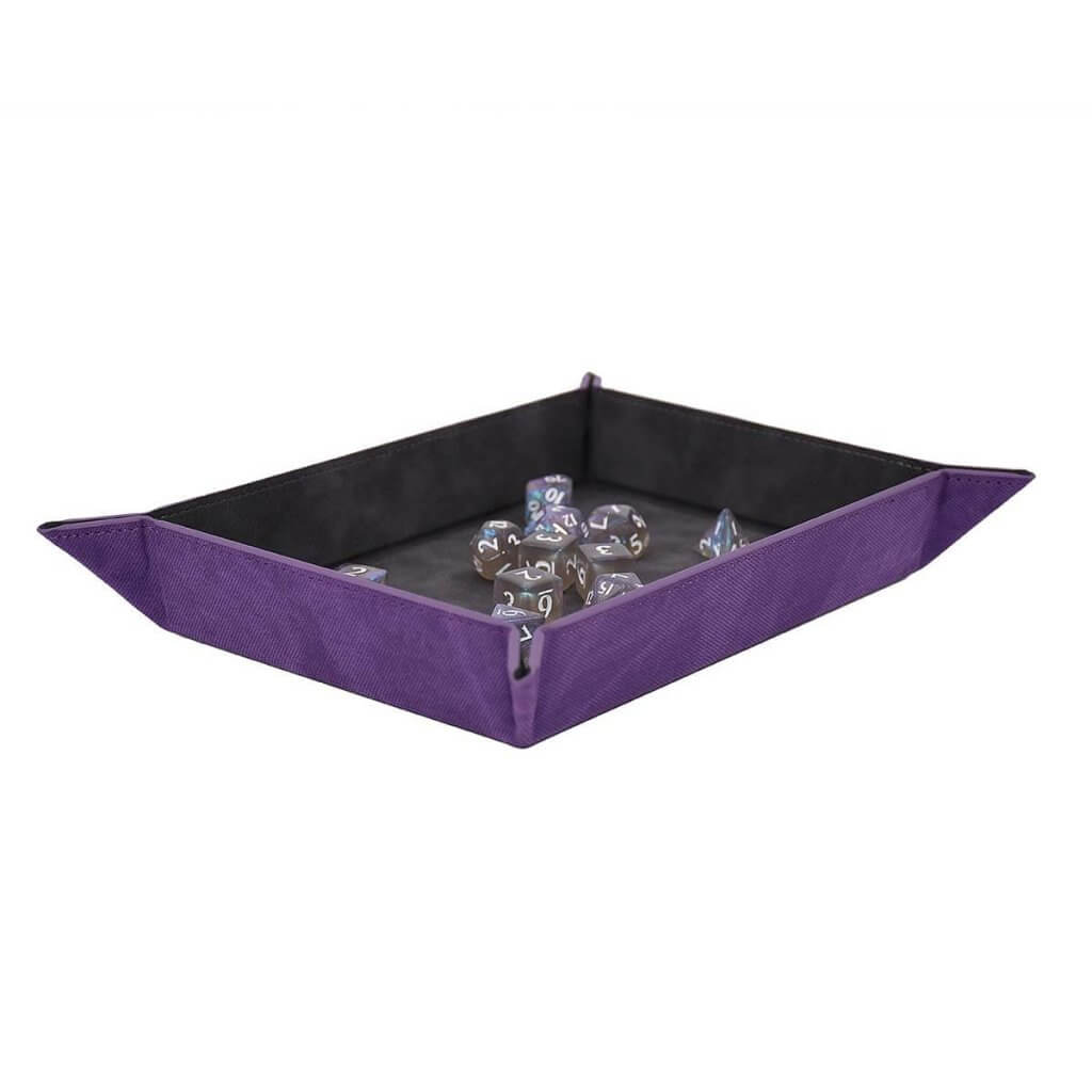 Ultra Pro: Foldable Dice Rolling Trays- Amethyst Suede
