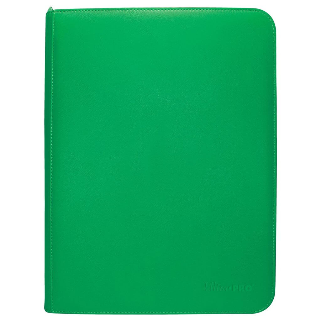 Ultra Pro: Vivid 9-Pocket Zippered PRO-Binder (Green)