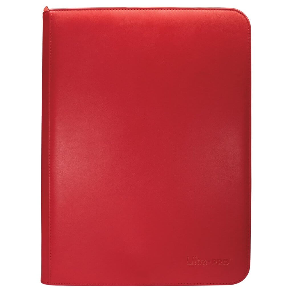 Ultra Pro: Vivid 9-Pocket Zippered PRO-Binder (Red)