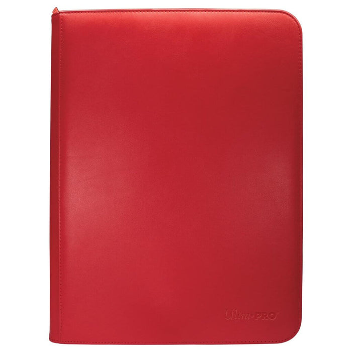 Ultra Pro: Vivid 9-Pocket Zippered PRO-Binder (Red)