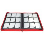 Ultra Pro: Vivid 9-Pocket Zippered PRO-Binder (Red)