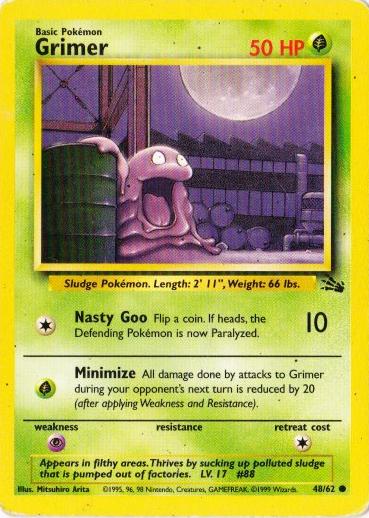 Grimer (48/62) [Fossil Unlimited]