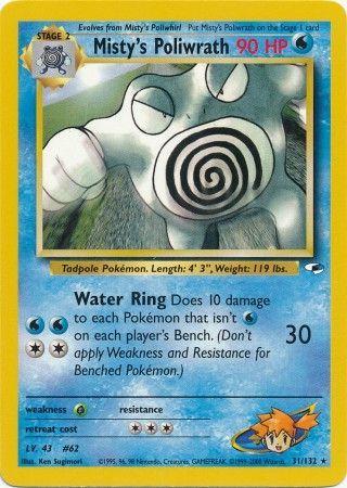Misty's Poliwrath (31/132) [Gym Heroes Unlimited]