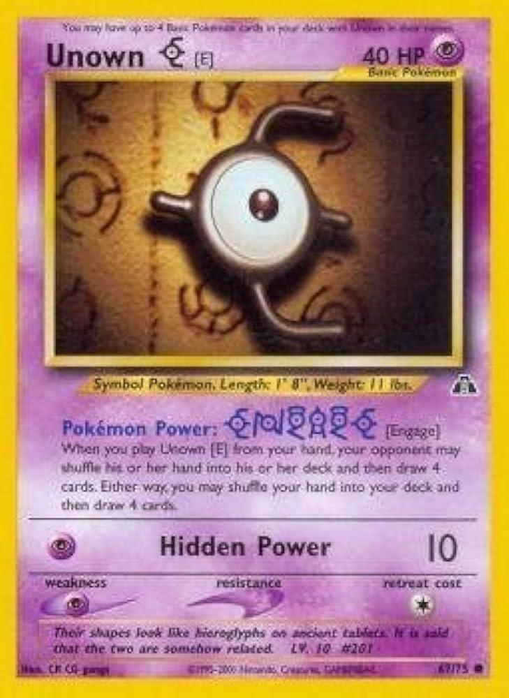 Unown [E] (67/75) [Neo Discovery Unlimited]