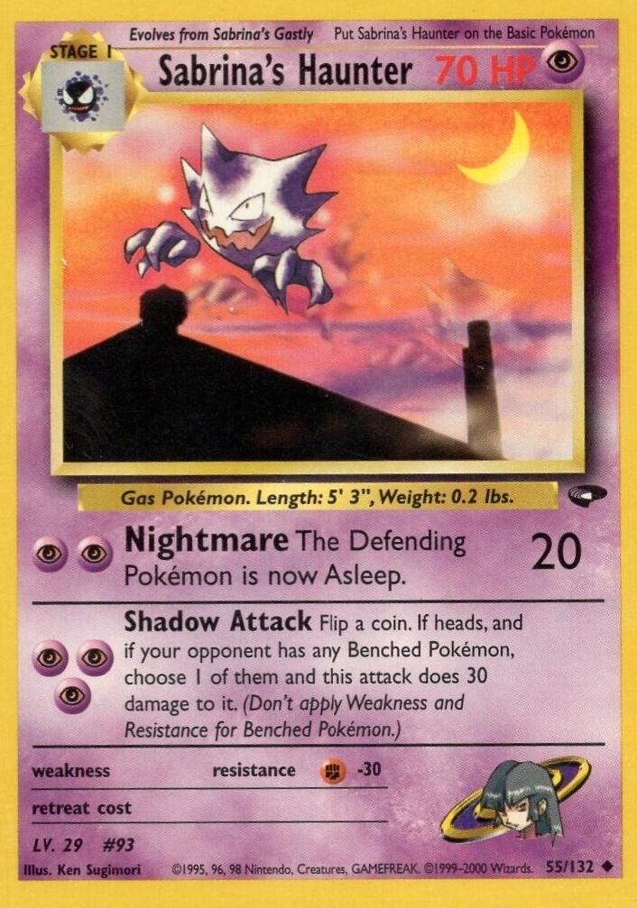 Sabrina's Haunter (55/132) [Gym Challenge Unlimited]