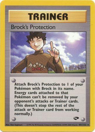 Brock's Protection (101/132) [Gym Challenge Unlimited]