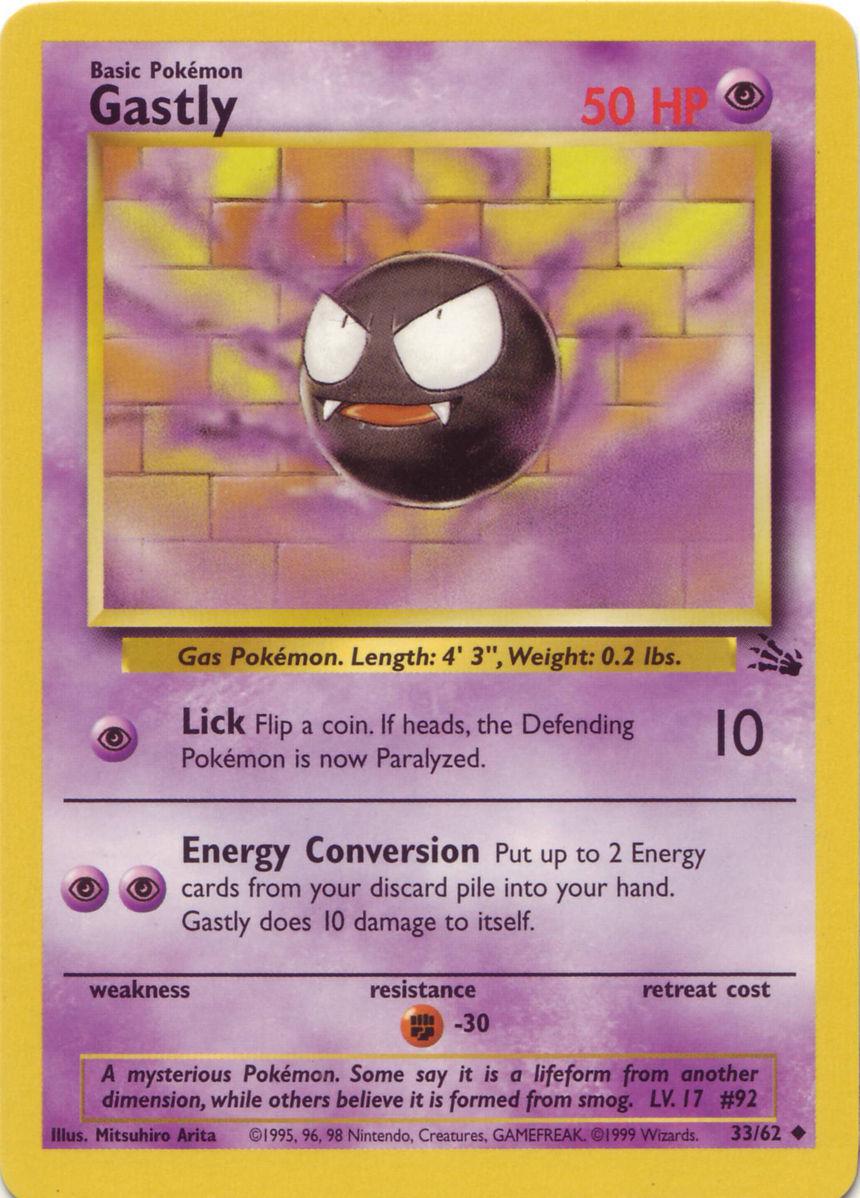 Gastly (33/62) [Fossil Unlimited]
