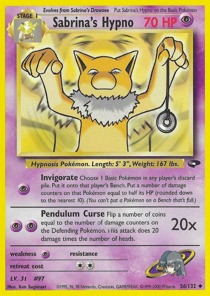Sabrina's Hypno (56/132) [Gym Challenge Unlimited]