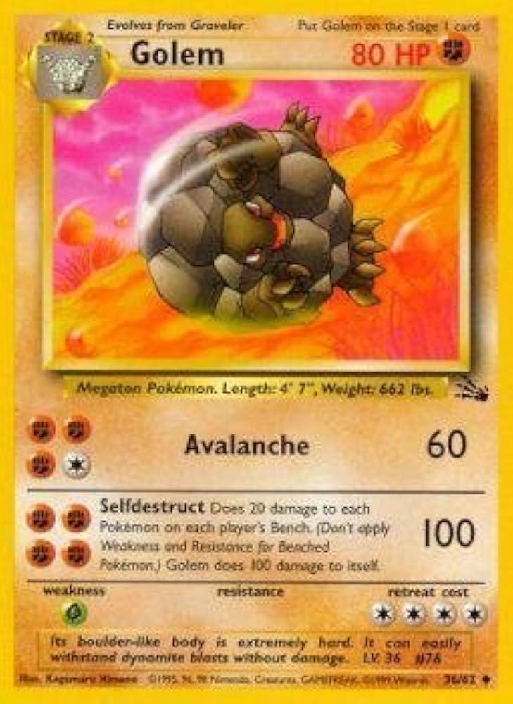 Golem (36/62) [Fossil Unlimited]