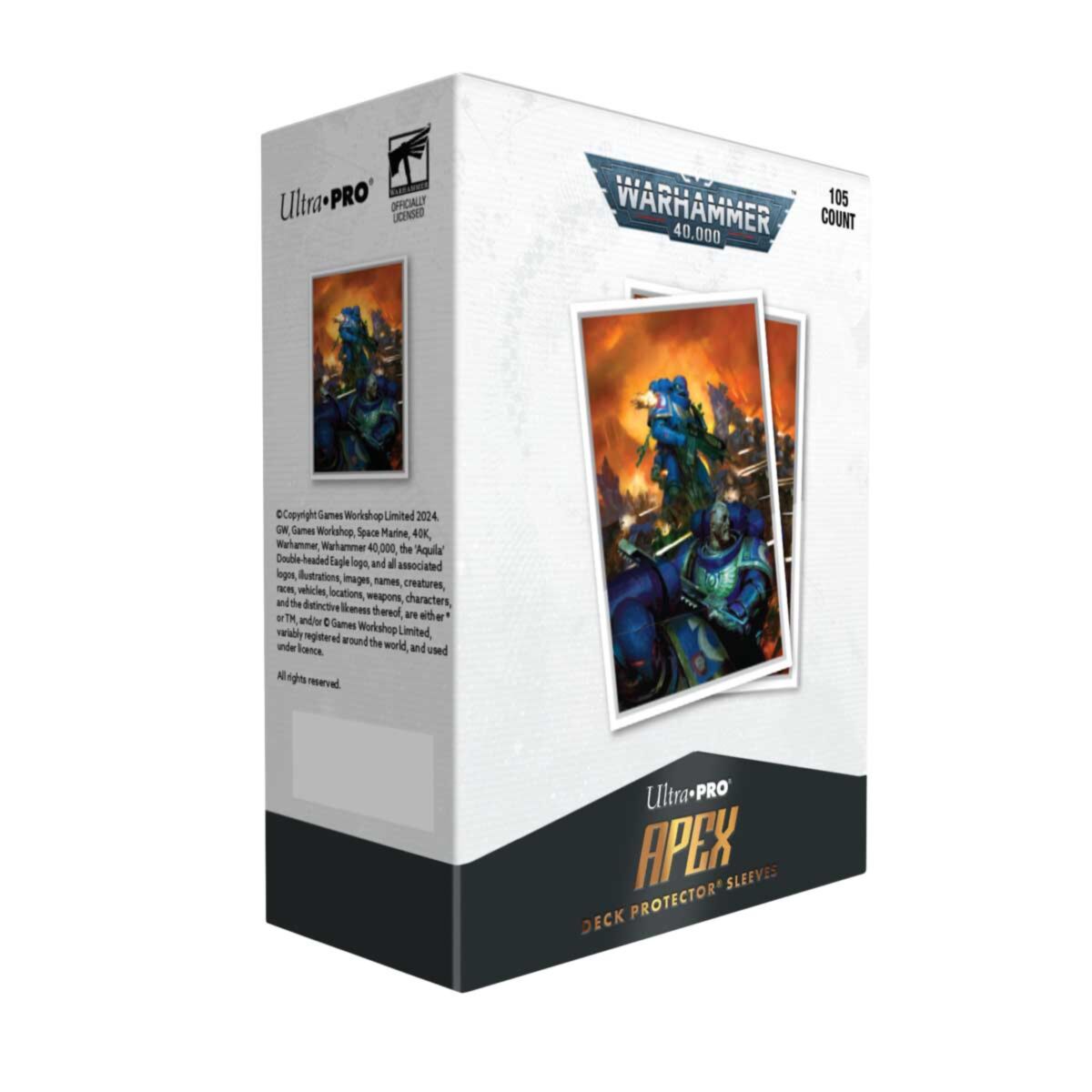 Ultra Pro: Apex Deck Protector Sleeves - Warhammer 40000 - Space Marines