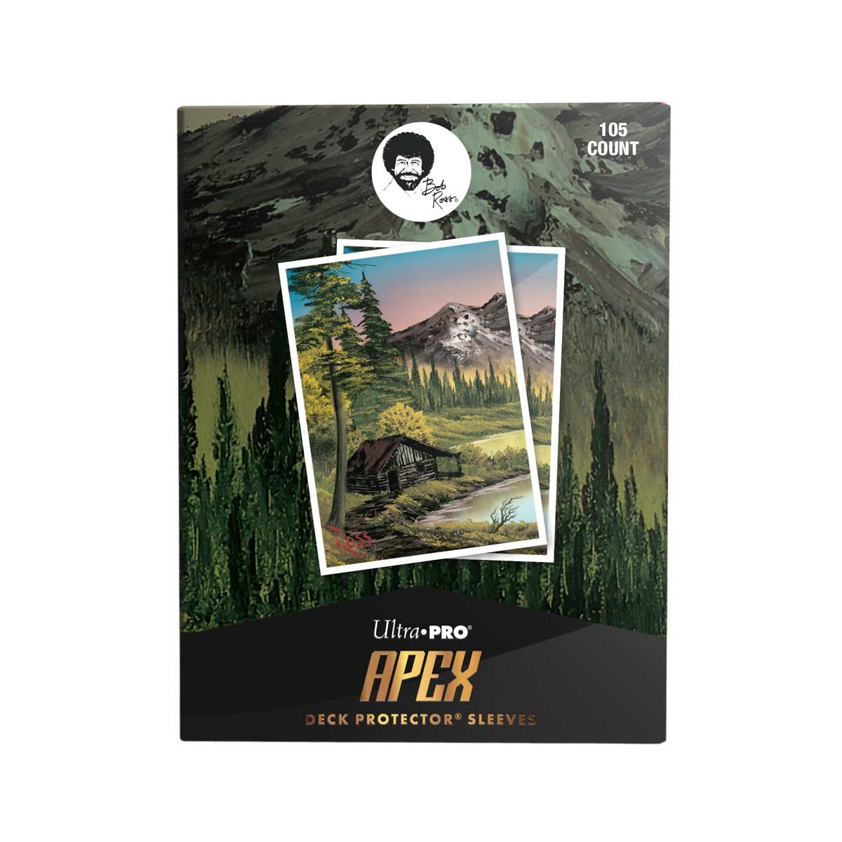 Ultra Pro: Apex Deck Protector Sleeves - Bob Ross Mountain Retreat - 105ct