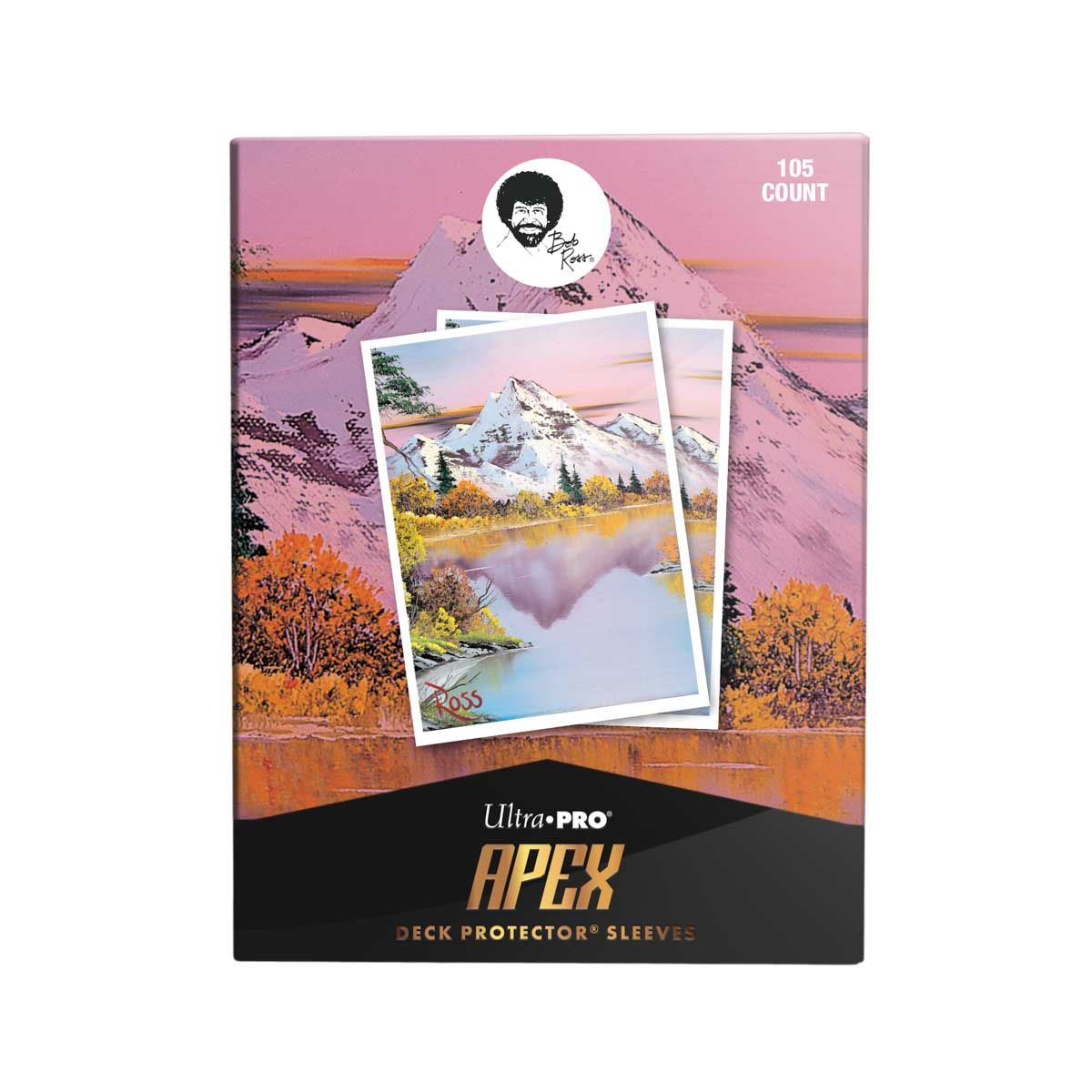 Ultra Pro: Apex Deck Protector Sleeves - Bob Ross Mighty Mountain Lake - 105ct