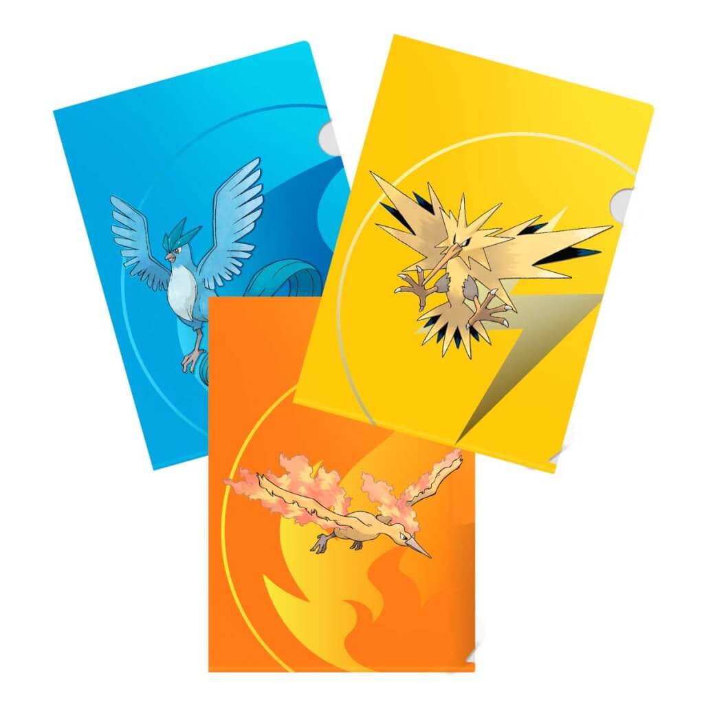 Pokemon: Tournament Folios 3 Pack - Series 3: Zapdos, Moltres, & Articuno