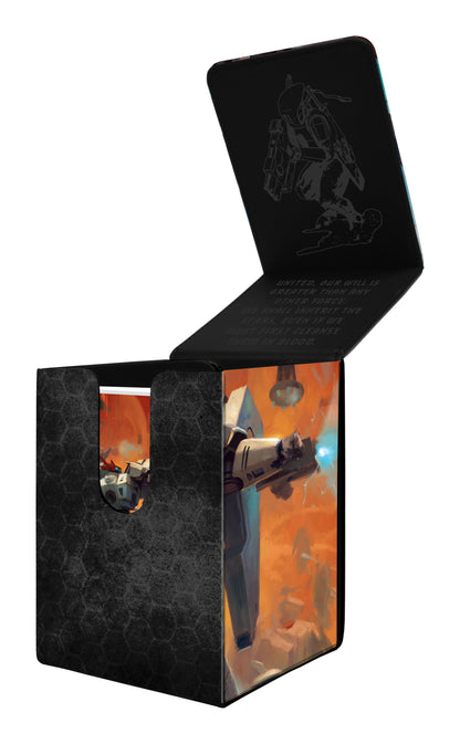 Ultra Pro: T'au Empire Warhammer 40K -  Alcove Flip Deck Box