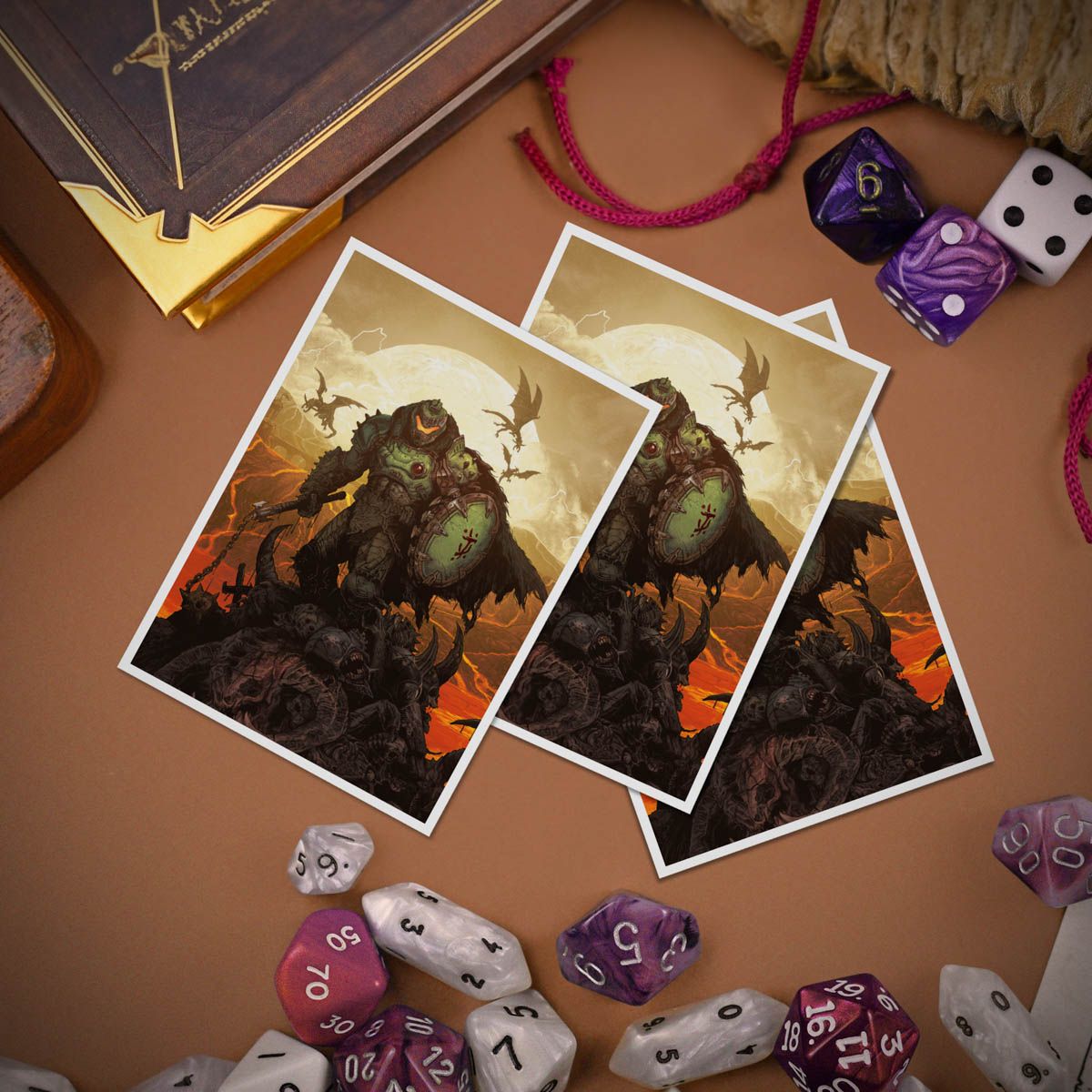 Ultra Pro: Apex Deck Protector Sleeves - DOOM: The Dark Ages Doomguy - 105ct