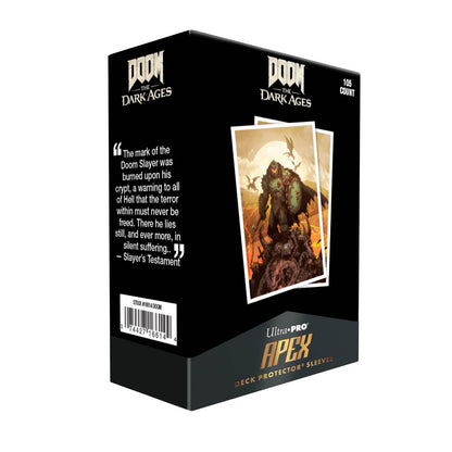 Ultra Pro: Apex Deck Protector Sleeves - DOOM: The Dark Ages Doomguy - 105ct