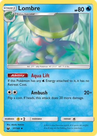 Lombre (37/168) [Sun & Moon: Celestial Storm]