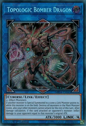 Topologic Bomber Dragon [MP18-EN065] Secret Rare